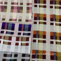 Striped Plaid Splicing Printed 100% Rayon Textile